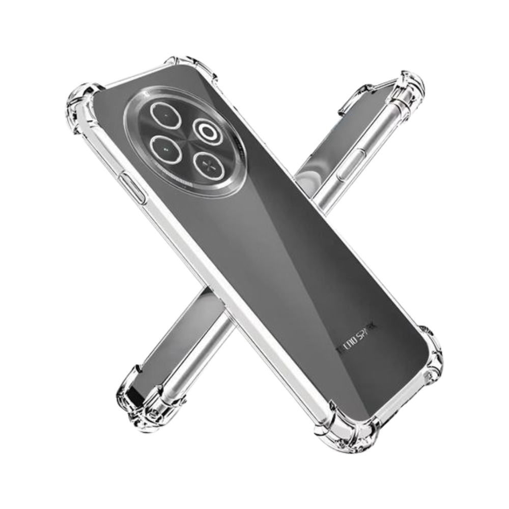 Tecno Spark 30C Clear Anti-Shock Case Reinforced Corner Bumper Cover