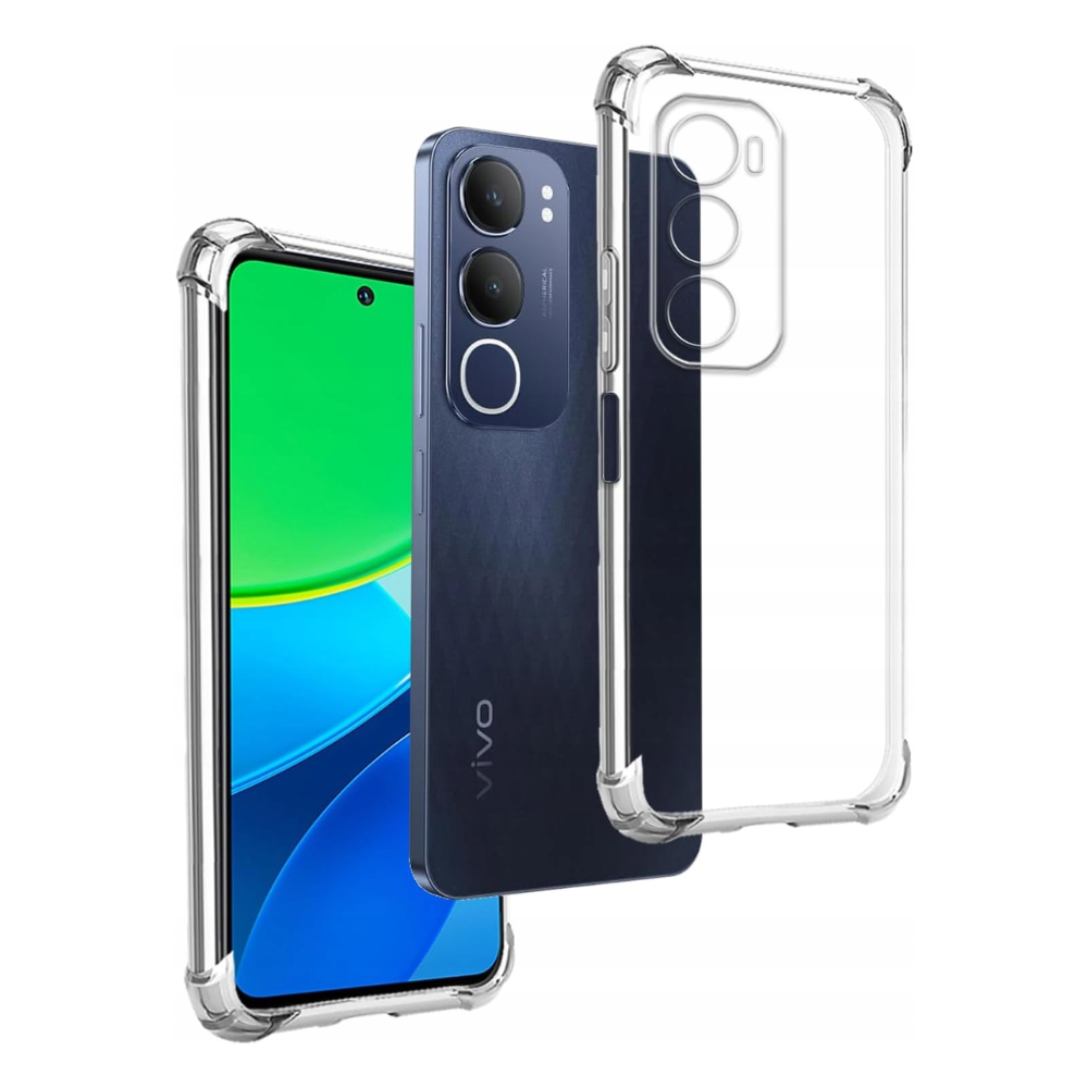 Vivo Y19s Clear Anti-Shock Case Reinforced Corner Cover