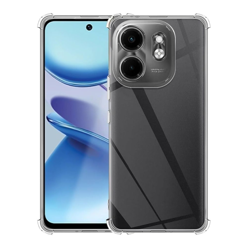 infinix Smart 9 Clear Anti-Shock Case Reinforced Corner Protection Cover