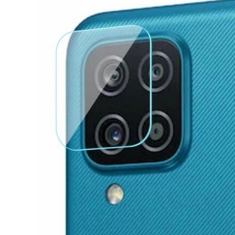 Combo Pack of Tempered Glass Screen Protector, Carbon Fiber Back Sticker, Camera lens Clear Glass Bundel for Samsung A22 4G