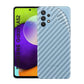 Combo Pack of Tempered Glass Screen Protector, Carbon Fiber Back Sticker, Camera lens Clear Glass Bundel for Samsung A52 / A52s