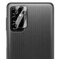 Combo Pack of Tempered Glass Screen Protector, Carbon Fiber Back Sticker, Camera lens Clear Glass Bundel for Samsung M52