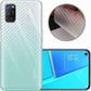 Combo Pack of Tempered Glass Screen Protector, Carbon Fiber Back Sticker, Camera lens Clear Glass Bundel for OPPO A52