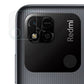 Combo Pack of Tempered Glass Screen Protector, Carbon Fiber Back Sticker, Camera lens Clear Glass Bundel for Redmi 10A