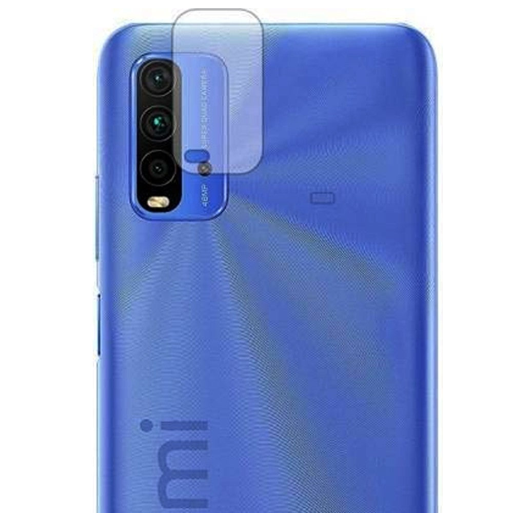 Combo Pack of Tempered Glass Screen Protector, Carbon Fiber Back Sticker, Camera lens Clear Glass Bundel for Redmi 9T
