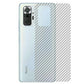 Combo Pack of Tempered Glass Screen Protector, Carbon Fiber Back Sticker, Camera lens Clear Glass Bundel for Redmi Note 10