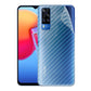 Combo Pack of Tempered Glass Screen Protector, Carbon Fiber Back Sticker, Camera lens Clear Glass Bundel for Vivo Y51 2021