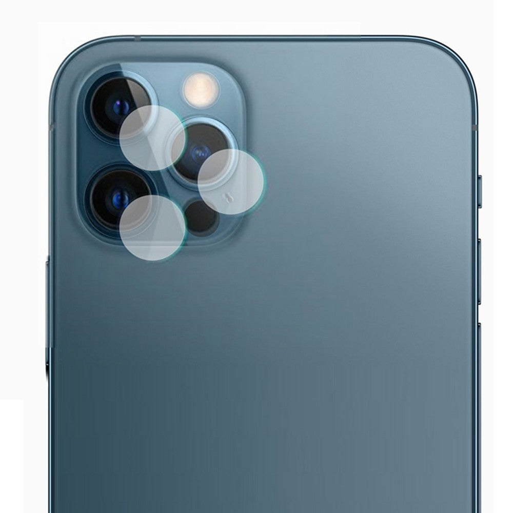 Combo Pack of Tempered Glass Screen Protector, Carbon Fiber Back Sticker, Camera lens Clear Glass Bundel for apple iPhone 12 Pro