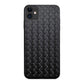 iPhone 11 Cross Grid Weaving Pattern Design Silicone Case back Cover