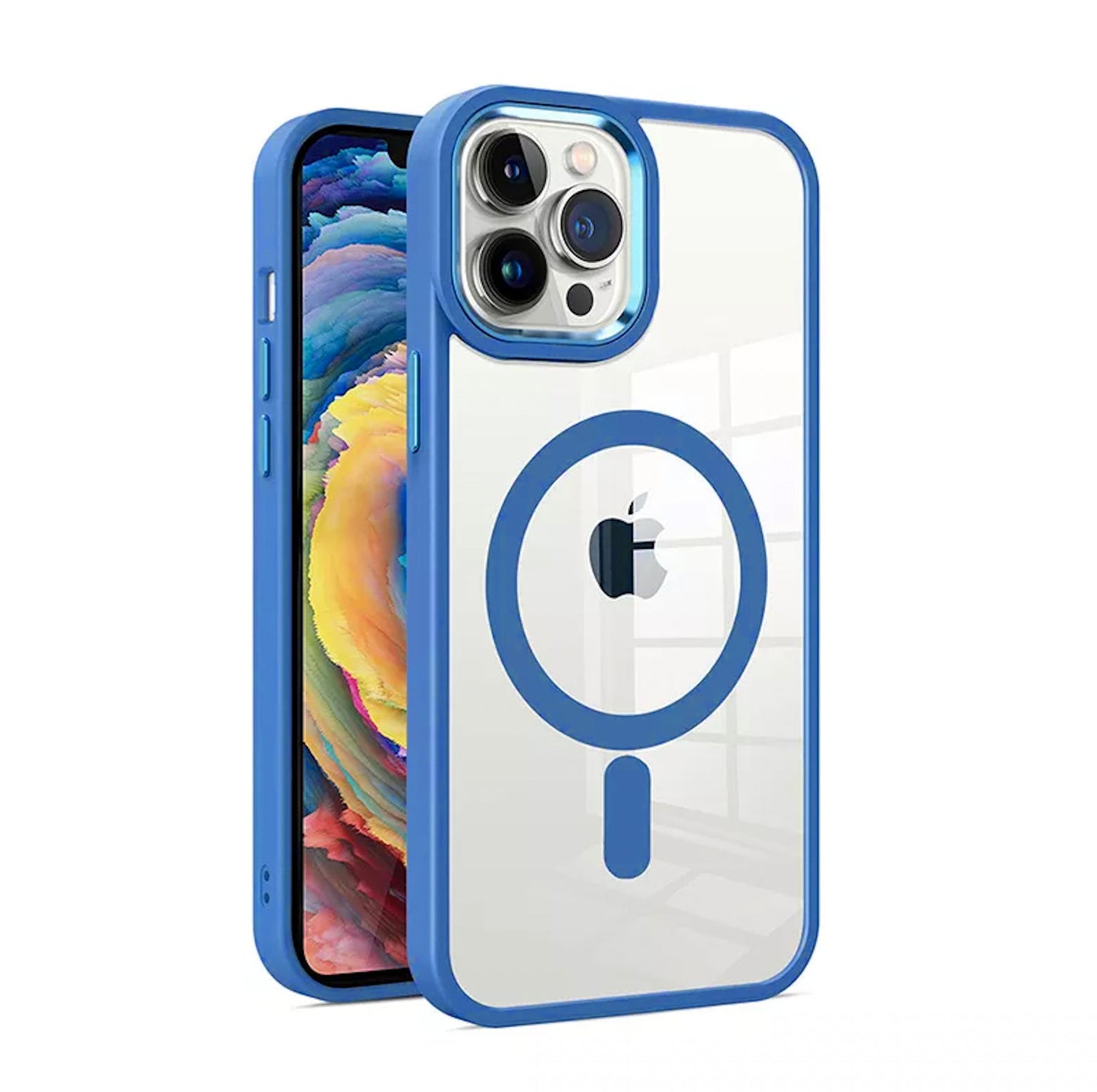 iPhone 15 Pro Max Shockproof Matte Magsafe Case