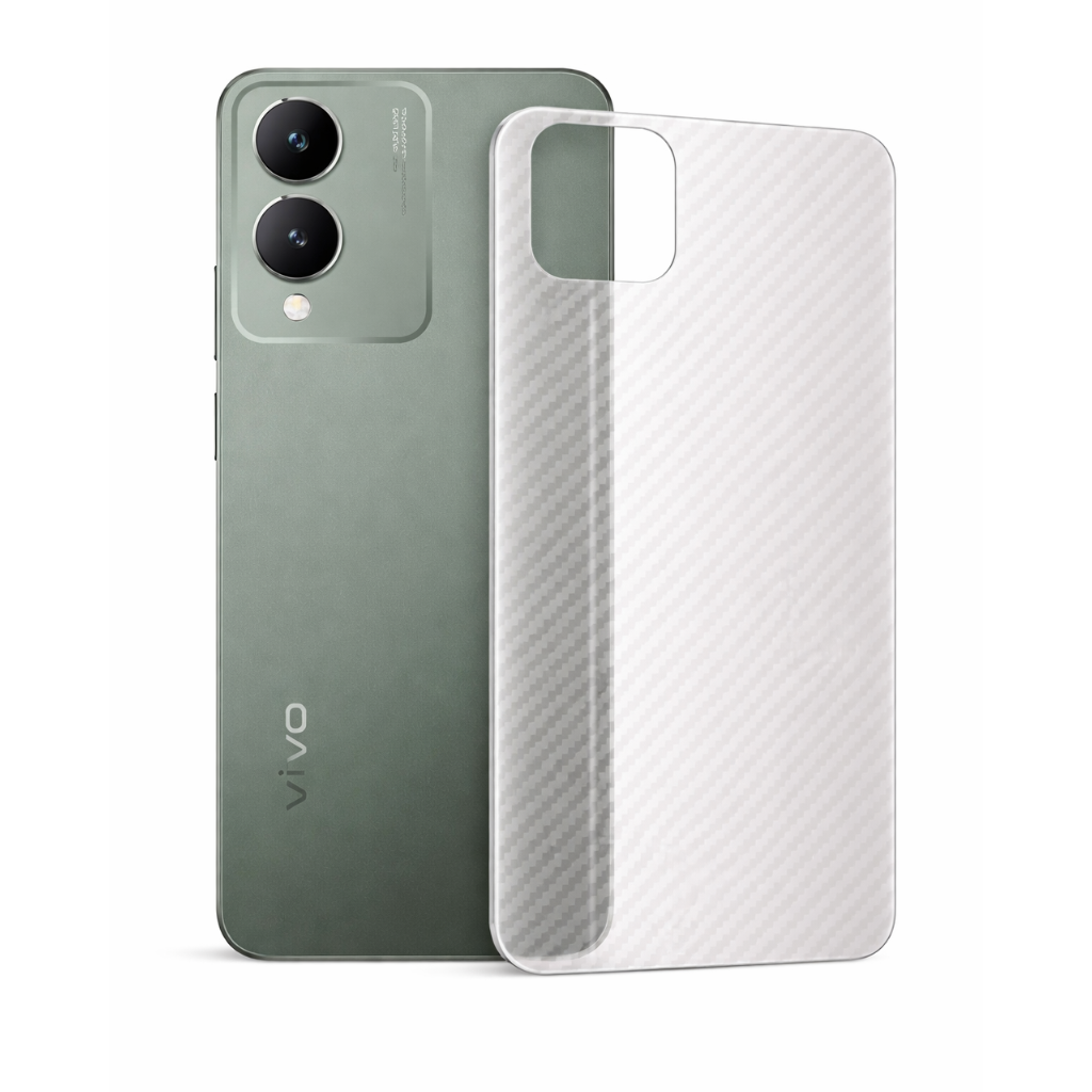Vivo Y17s Carbon Back Sticker Anti-Scratch Matte Back Skin