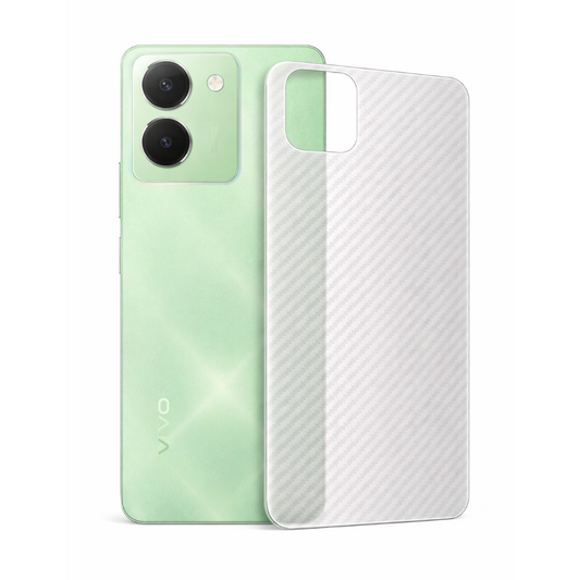 Vivo Y27s Carbon Back Sticker Matte Finish Back Guard Skin