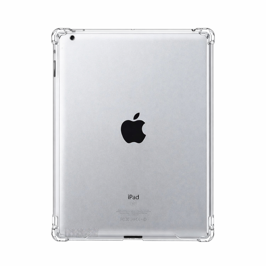 iPad 2 Clear Anti-Shock Case Thick Transparent Protective Cover