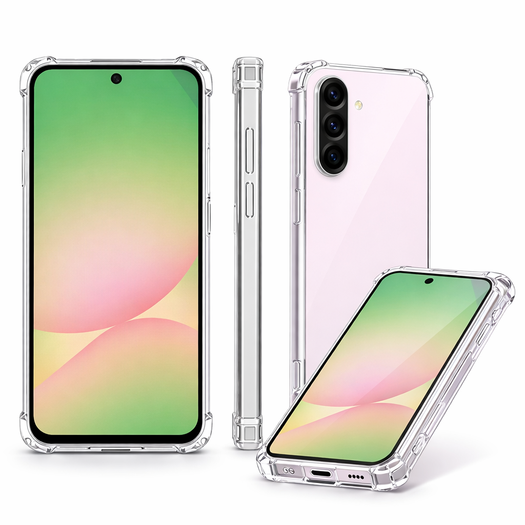 Samsung A56 Clear Anti-Shock Case Heavy Duty Corner Cover