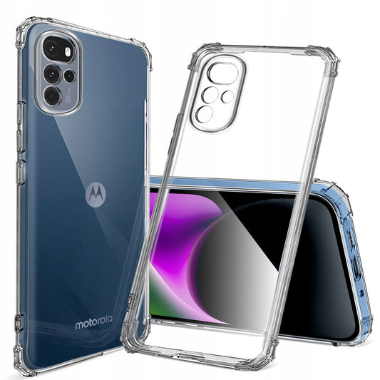 Motorola Moto G22 Clear Anti-Shock Case Corner Bumper Protection
