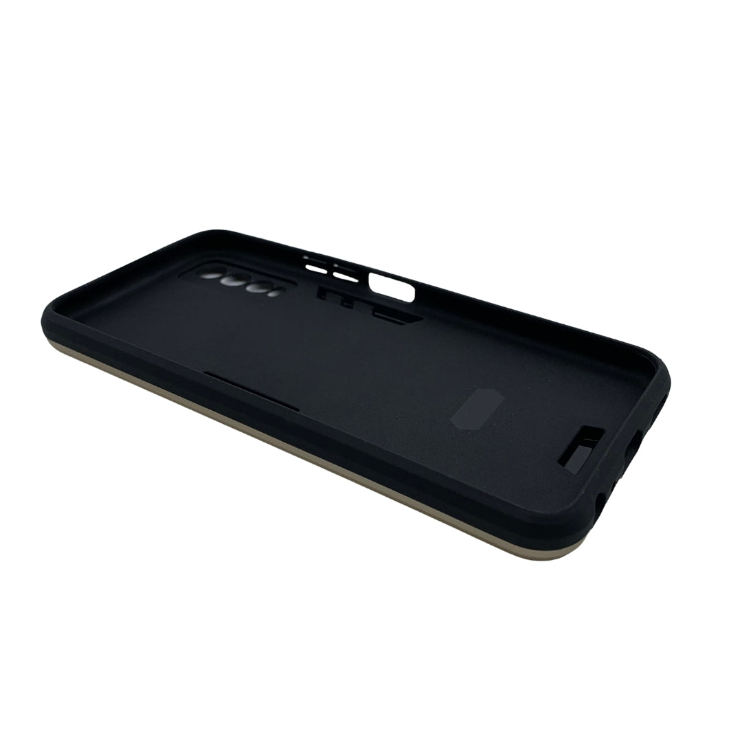 Vivo Y12s Hard PC Case with Ring Holder - Shockproof Armour Back Cover