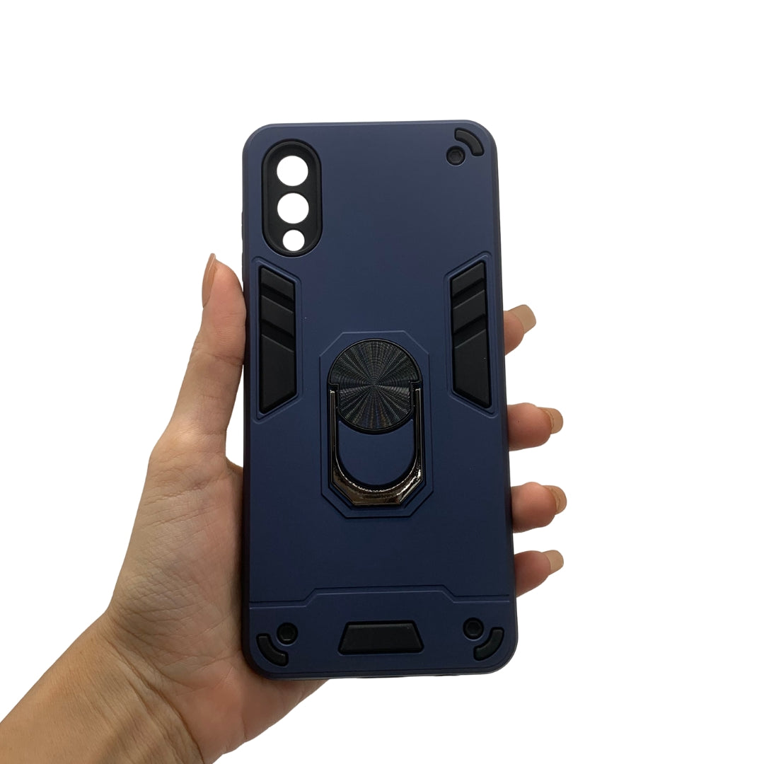 Samsung A02/M02 Shockproof Hard PC Case with Ring Holder Slim Cover