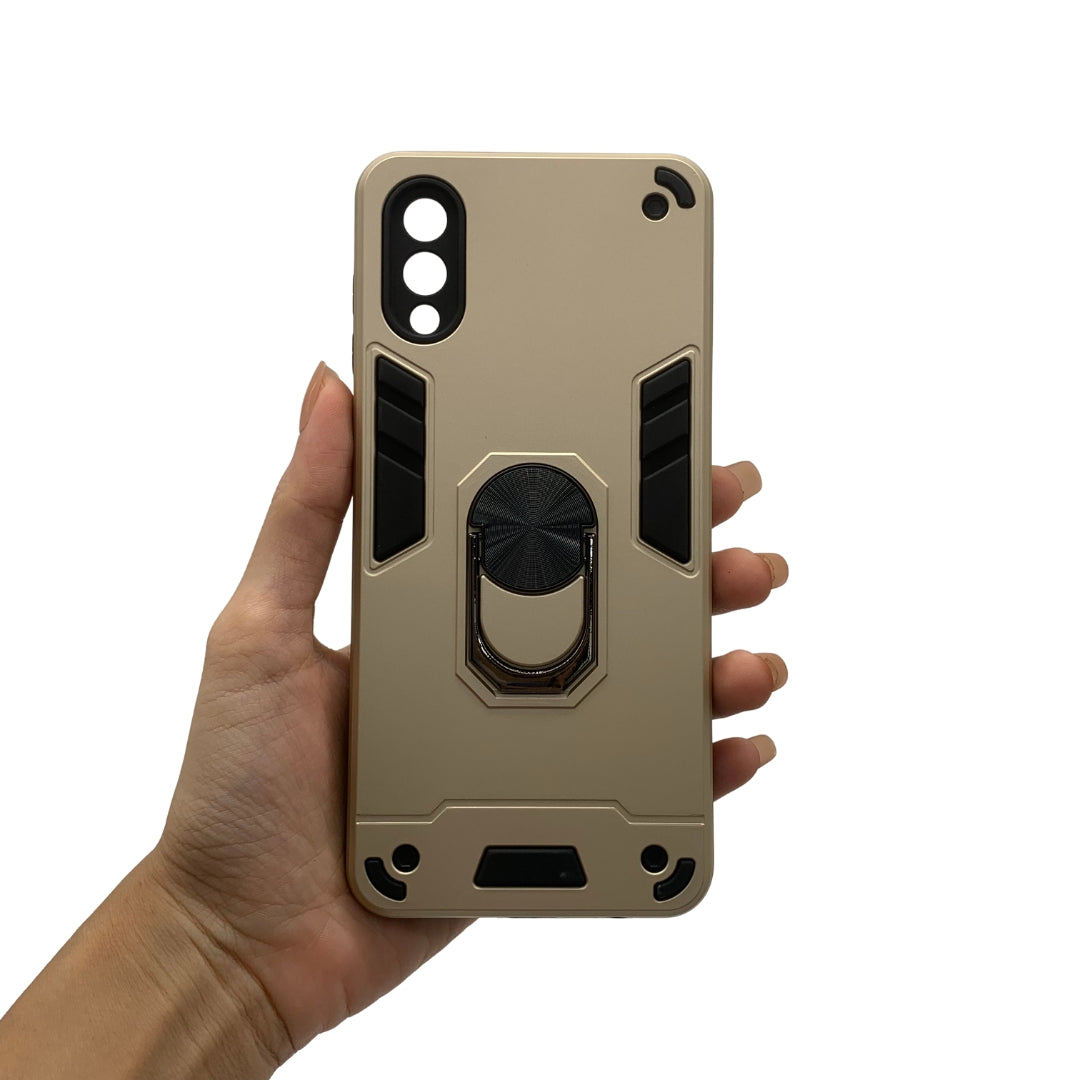 Samsung A02/M02 Shockproof Hard PC Case with Ring Holder Slim Cover