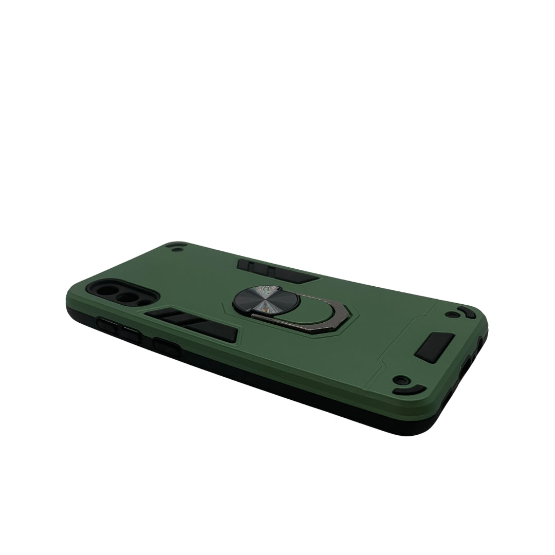 Samsung A02/M02 Shockproof Hard PC Case with Ring Holder Slim Cover