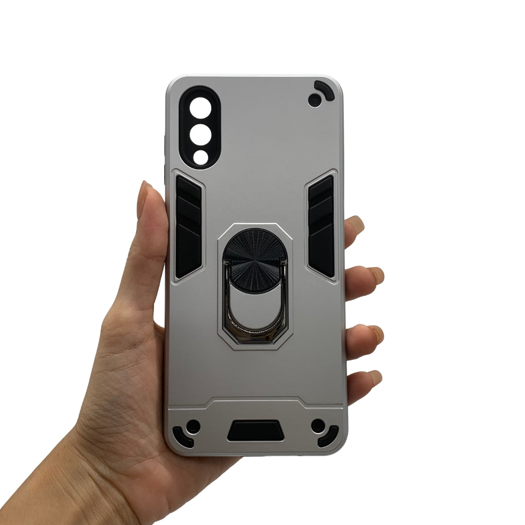 Samsung A02/M02 Shockproof Hard PC Case with Ring Holder Slim Cover