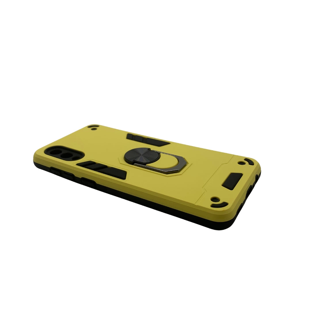 Samsung A02/M02 Shockproof Hard PC Case with Ring Holder Slim Cover
