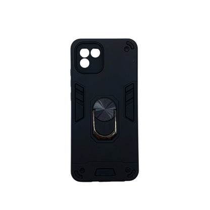 Samsung A03 Hard PC Case with Ring Holder - Shockproof Slim Cover