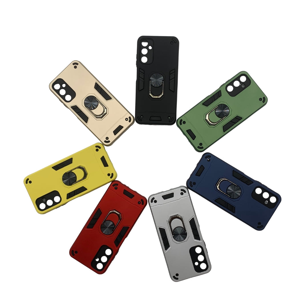 Samsung A05s Hard Case with Metal Ring Holder, Shockproof Slim Cover