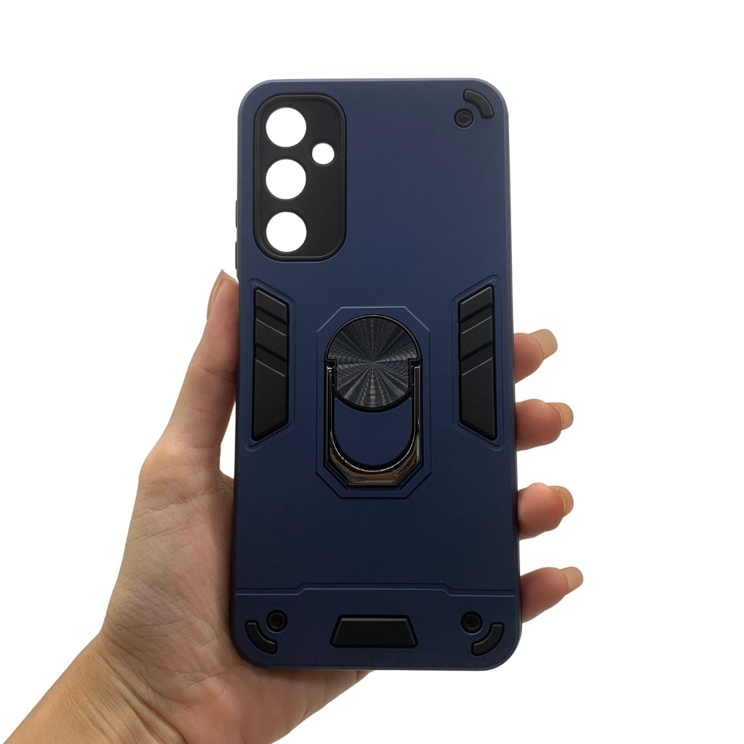 Samsung A05s Hard Case with Metal Ring Holder, Shockproof Slim Cover