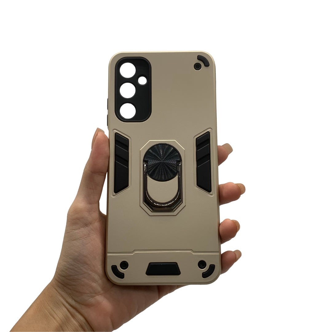 Samsung A05s Hard Case with Metal Ring Holder, Shockproof Slim Cover