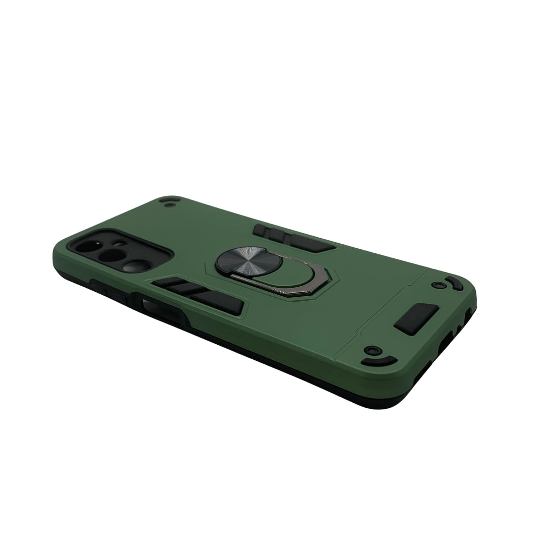 Samsung A05s Hard Case with Metal Ring Holder, Shockproof Slim Cover