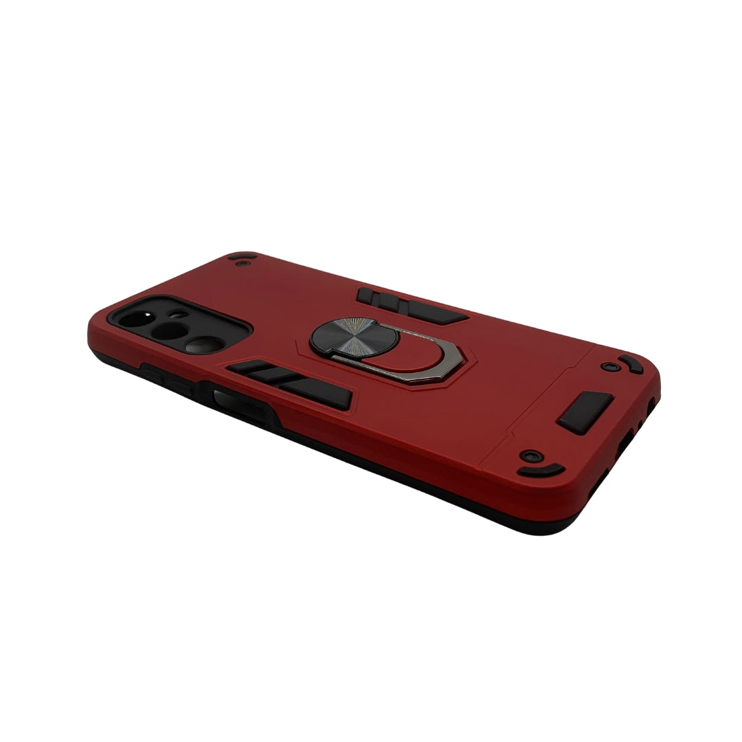 Samsung A05s Hard Case with Metal Ring Holder, Shockproof Slim Cover