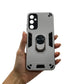 Samsung A05s Hard Case with Metal Ring Holder, Shockproof Slim Cover