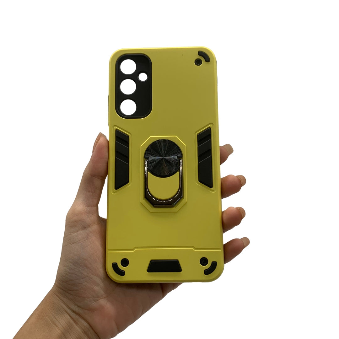 Samsung A05s Hard Case with Metal Ring Holder, Shockproof Slim Cover