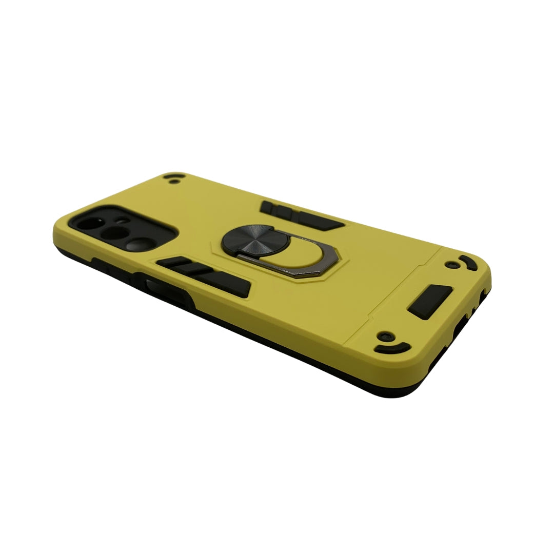 Samsung A05s Hard Case with Metal Ring Holder, Shockproof Slim Cover