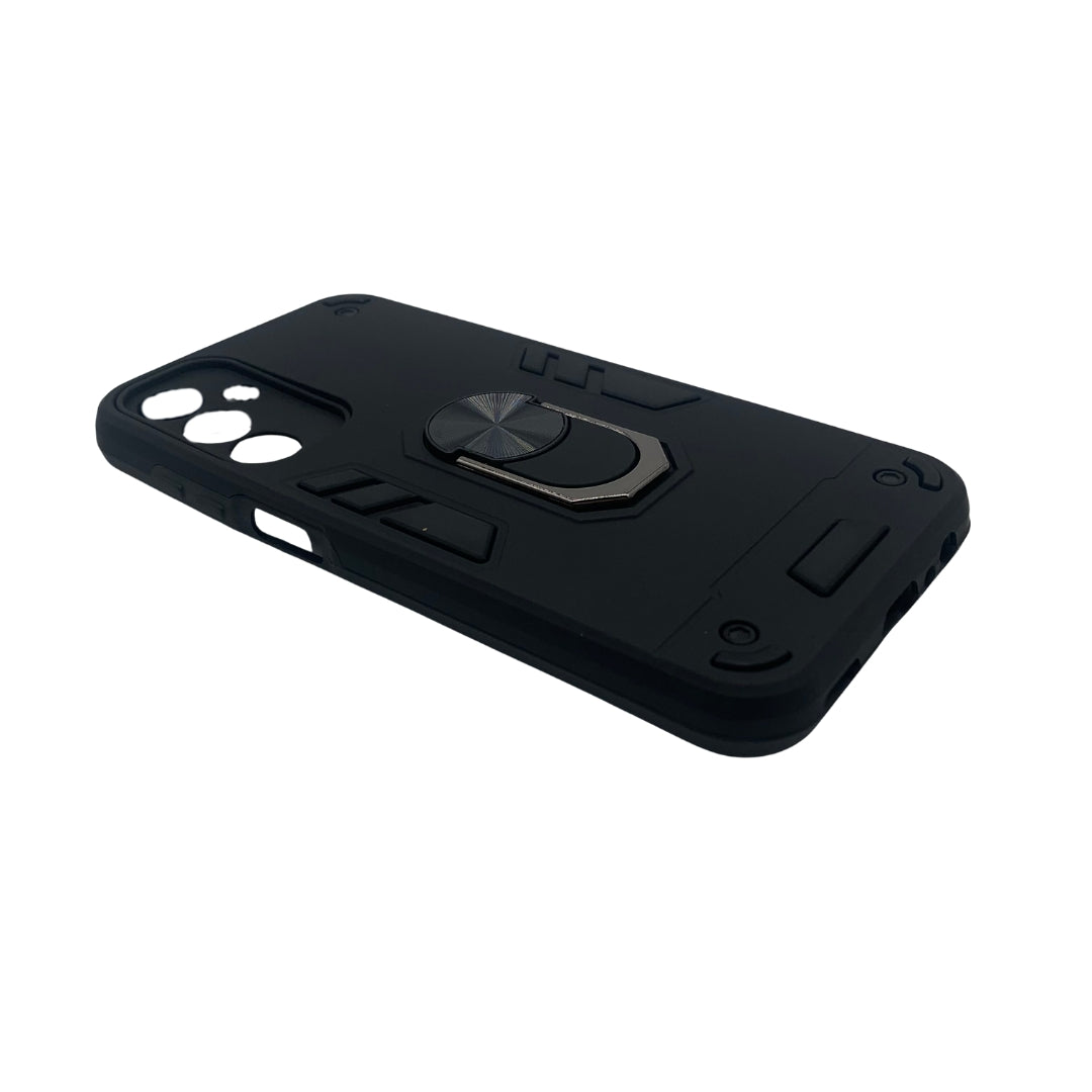Samsung A15 Hard PC Case with Ring Holder - Shockproof Slim Cover