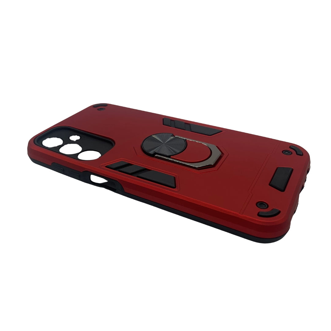 Samsung A15 Hard PC Case with Ring Holder - Shockproof Slim Cover