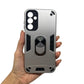 Samsung A15 Hard PC Case with Ring Holder - Shockproof Slim Cover