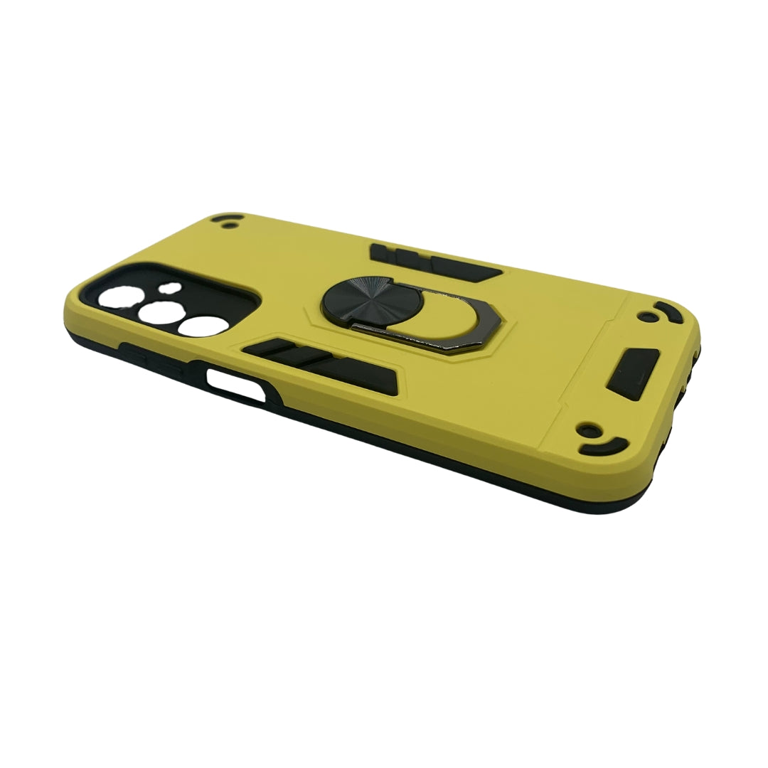 Samsung A15 Hard PC Case with Ring Holder - Shockproof Slim Cover