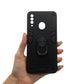 Samsung A20s Hard PC Shockproof Case with Ring Holder, Slim Cover
