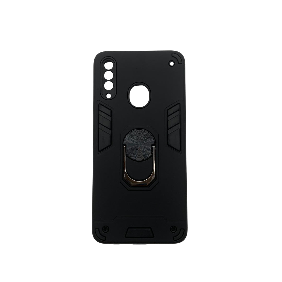 Samsung A20s Hard PC Shockproof Case with Ring Holder, Slim Cover