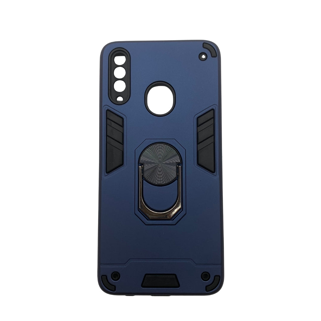 Samsung A20s Hard PC Shockproof Case with Ring Holder, Slim Cover