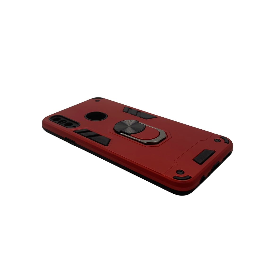 Samsung A20s Hard PC Shockproof Case with Ring Holder, Slim Cover