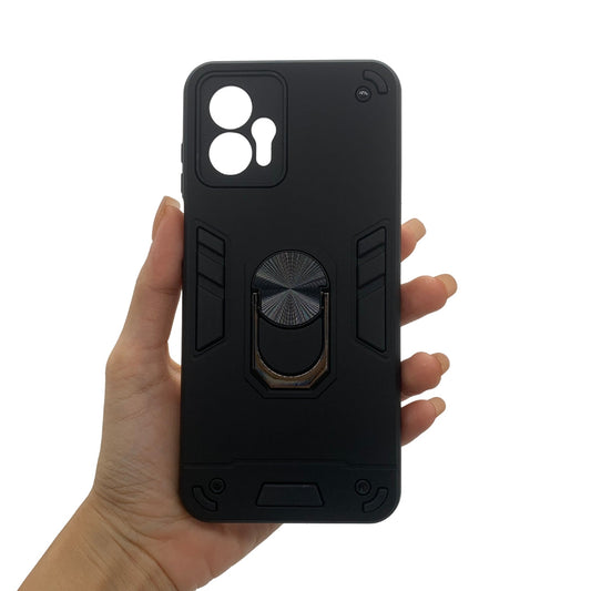 Motorola G13 Hard PC Shockproof Case with Ring Holder