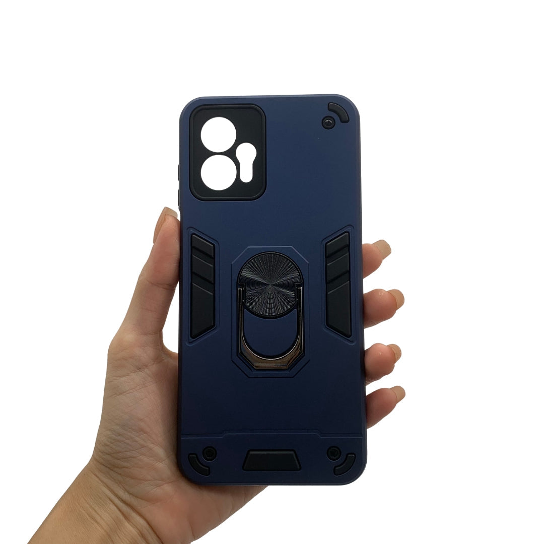 Motorola G13 Hard PC Shockproof Case with Ring Holder