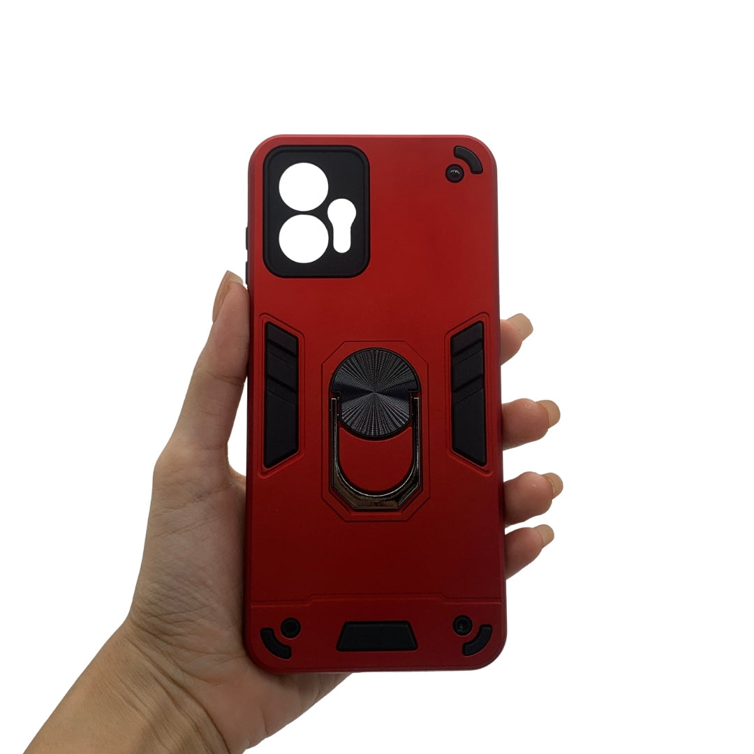 Motorola G13 Hard PC Shockproof Case with Ring Holder