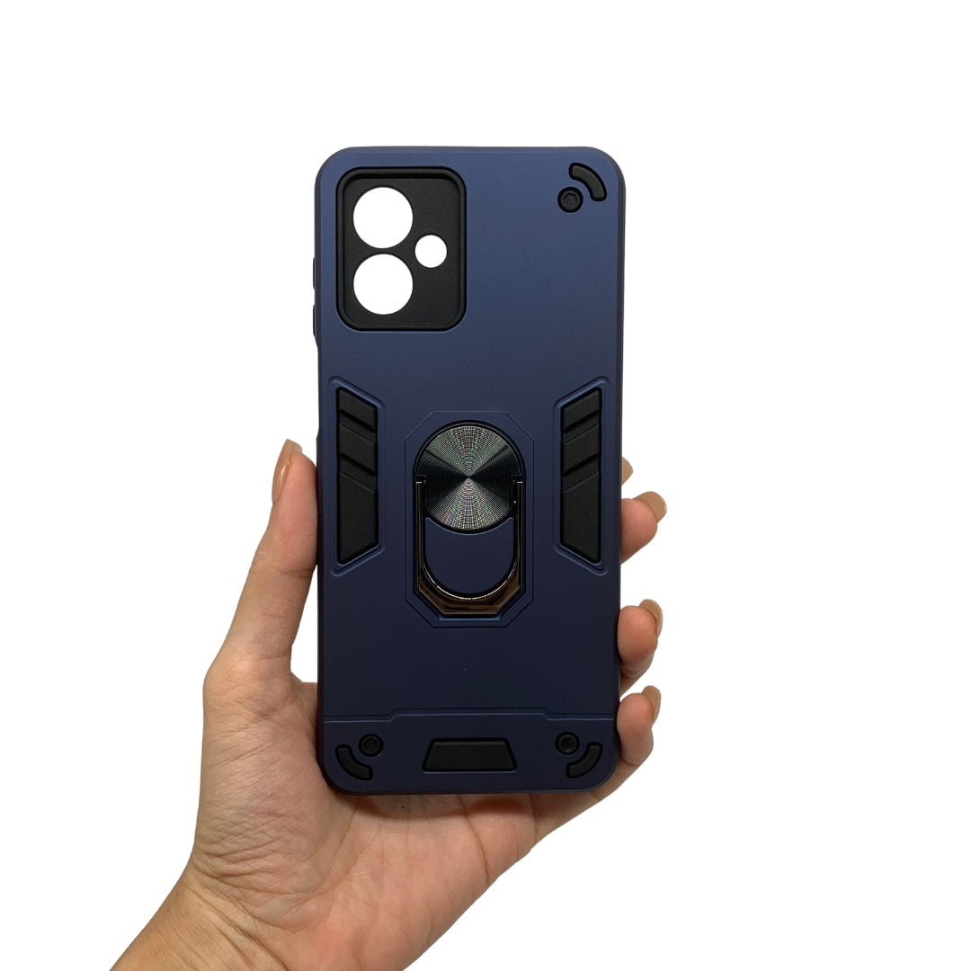 Motorola Moto G14 Hard Shockproof Case with Ring Holder & Slim Back Cover