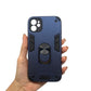 iPhone 11 Hard PC Case with Ring Holder, Shockproof Slim Cover