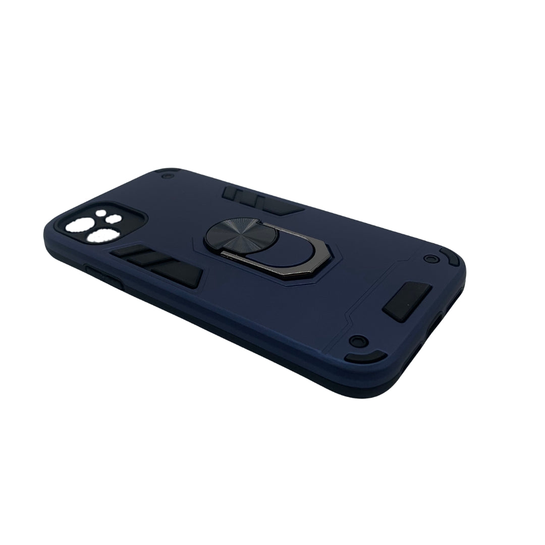 iPhone 11 Hard PC Case with Ring Holder, Shockproof Slim Cover