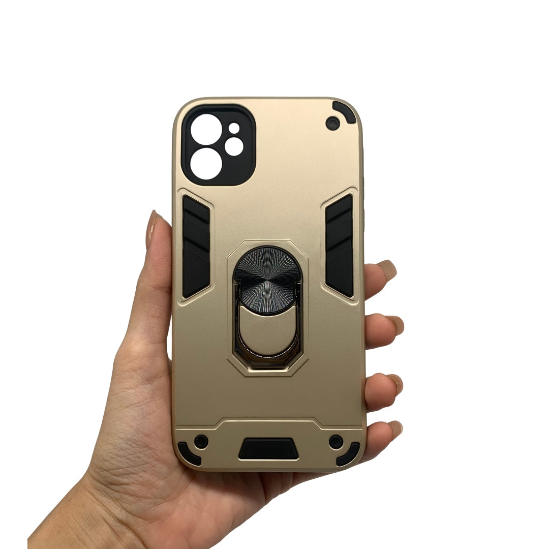 iPhone 11 Hard PC Case with Ring Holder, Shockproof Slim Cover