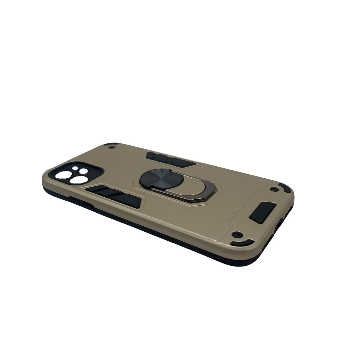 iPhone 11 Hard PC Case with Ring Holder, Shockproof Slim Cover